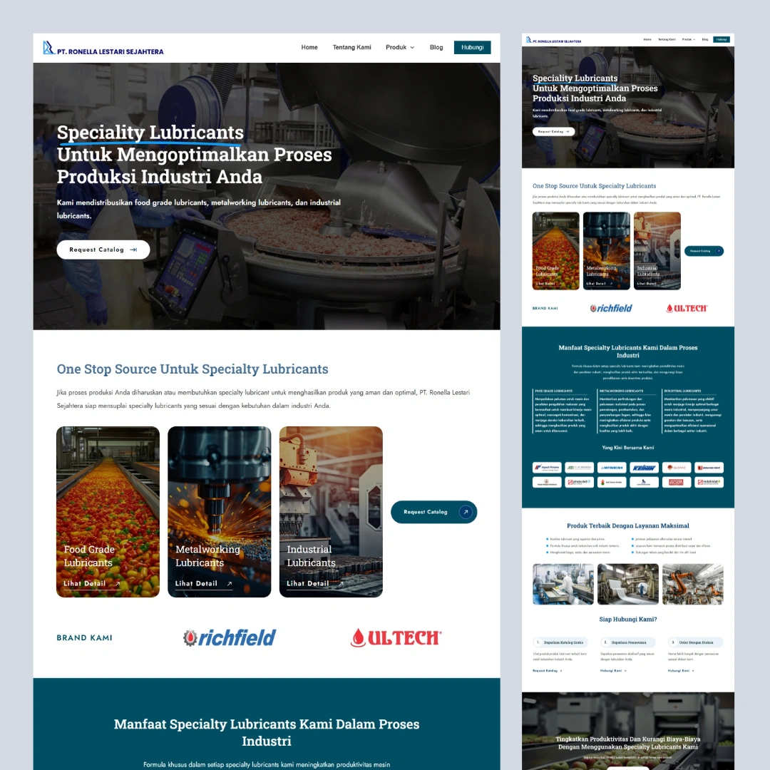 Proyek Corporate website